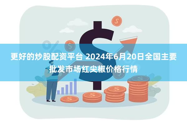 更好的炒股配资平台 2024年6月20日全国主要批发市场红尖椒价格行情