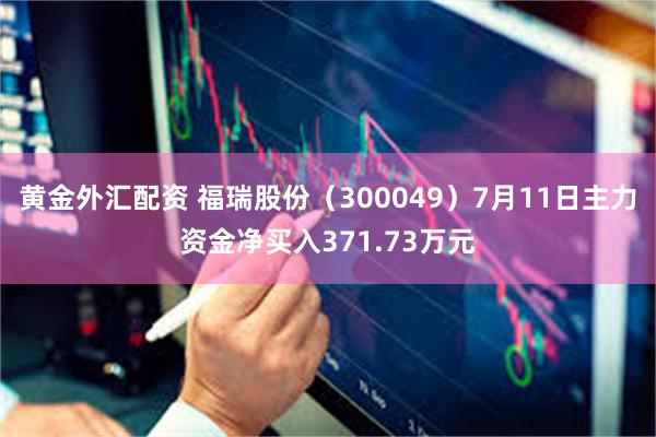 黄金外汇配资 福瑞股份（300049）7月11日主力资金净买入371.73万元